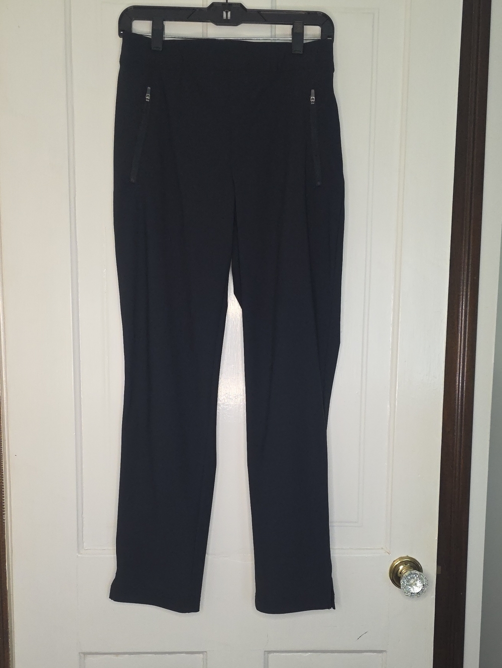 Tommy Bahama Black Straight-Leg Pull-On Golf Pants